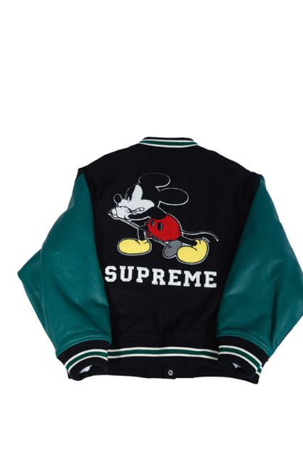 Supreme x Number (N)ine Mickey Varsity Jacket