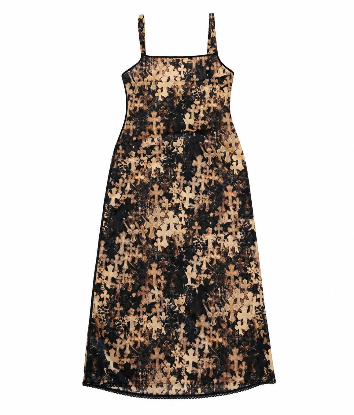 Chrome Hearts Waterfall Cross Mesh Dress