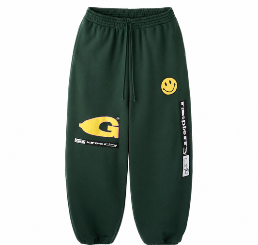 Raspberry x Greedy Unit Sweatpants